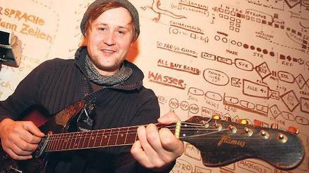 Ein-Mann-Projekt mit Band. Friedrich Greiling hat als Mittekill sein Album in Eigenregie produziert. Im Probenraum am Schlesischen Tor übt er aber mit drei Freunden.