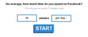 Der Facebook-Zeitrechner: Hier können Sie erfahren, wie viele Tage, Stunden und Minuten Sie schon auf der Seite verbracht haben.