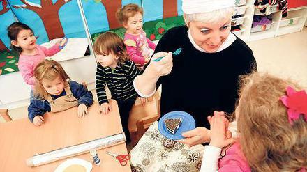 Guten Appetit! Aber bitte koscher. Der Gemeindenachwuchs besucht den jüdischen Kindergarten – und wird auch in den Grundlagen des Glaubens unterrichtet. 