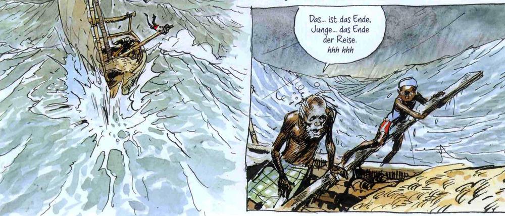 Naturgewalten: Eine Seite aus dem zweiten und letzten Band der Reihe.