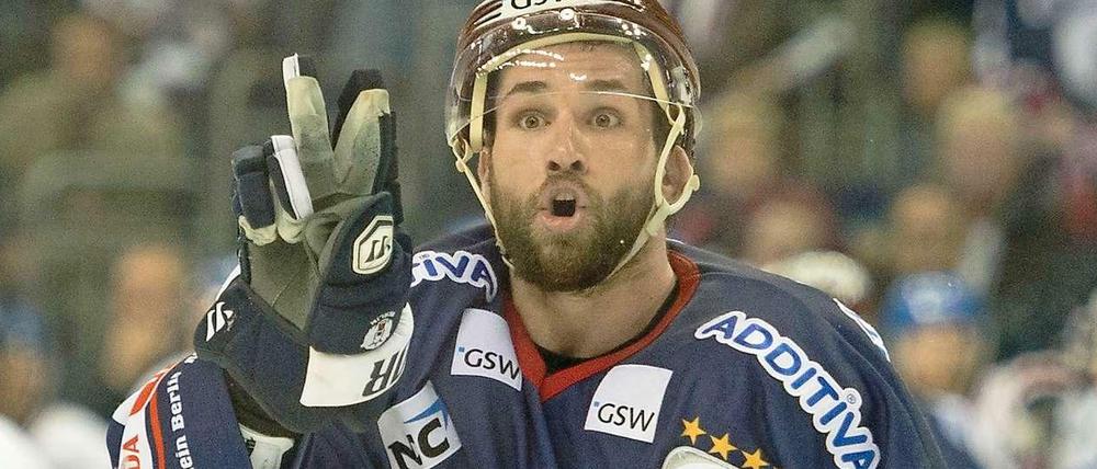 Darin Olver feierte beim Spiel gegen Mannheim sein Comeback mit dem entscheidenden Tor.