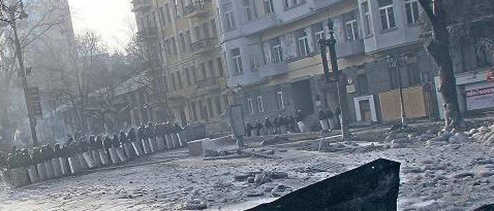 Ruhe vor dem nächsten Sturm? Von einer Entspannung der Lage ist in Kiew nichts zu spüren. Landesweit haben Demonstranten am Wochenende öffentliche Gebäude besetzt.