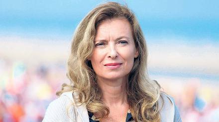 Will sie sich von dem Präsidenten trennen? Valérie Trierweiler. 