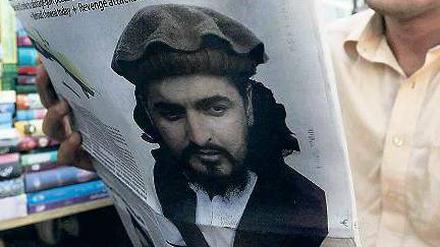 Gezielte Attacke. Pakistans mächtiger Taliban-Anführer Hakimullah Mehsud kam bei einem US-Drohnenangriff ums Leben – kurz bevor er Verhandlungen mit der Regierung in Islamabad aufnehmen wollte. Foto: Bilawal Arbab/dpa