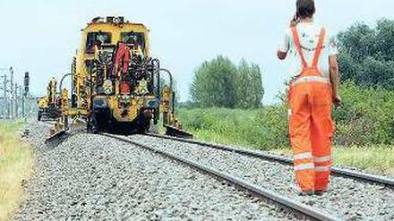 Unter Hochdruck wurde an der Strecke bis zuletzt gearbeitet. 