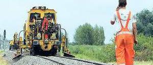 Unter Hochdruck wurde an der Strecke bis zuletzt gearbeitet. 