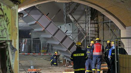 Die Unfallstelle am S-Bahnhof Karlshorst.