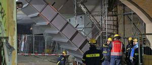 Die Unfallstelle am S-Bahnhof Karlshorst.