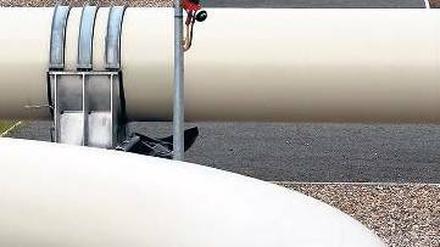 Volles Rohr. Auf 55 Milliarden Kubikmeter Gas verdoppelt sich das mögliche Jahresvolumen von Nord Stream. Foto: dapd