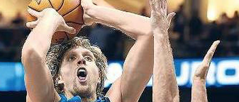 Schnell wieder weg. Dirk Nowitzki verließ Berlin bereits am Sonntag.