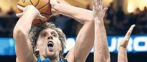 Schnell wieder weg. Dirk Nowitzki verließ Berlin bereits am Sonntag.