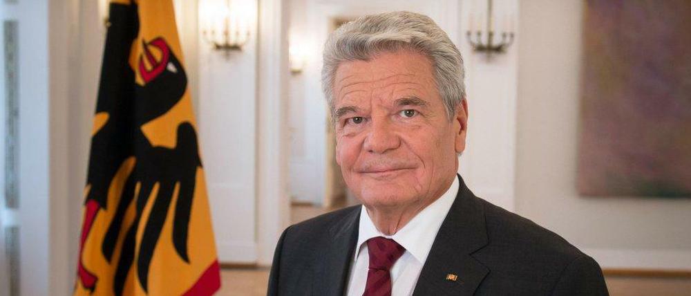 Bundespräsident Joachim Gauck appelliert an die Europäische Union, die Flüchtlingspolitik humaner zu gestalten.