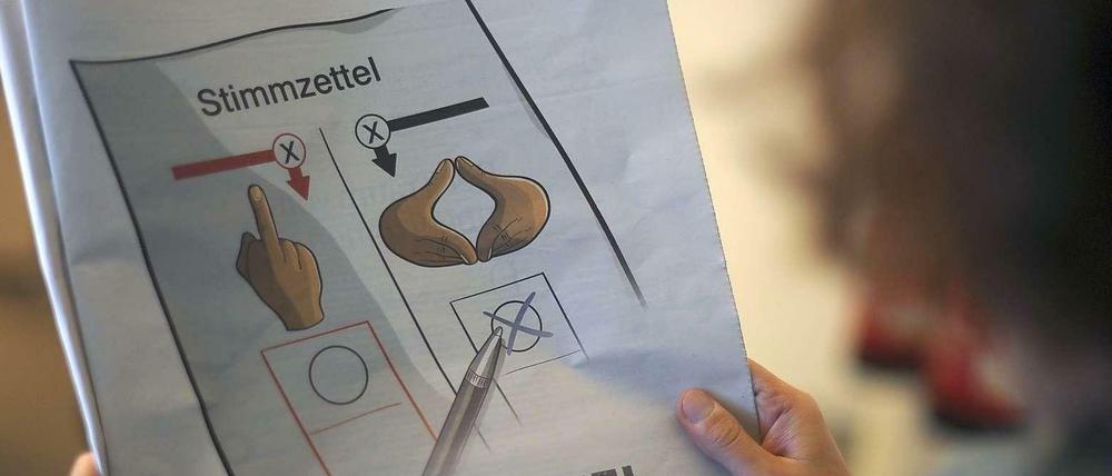 Tengelmann wirbt für Merkel