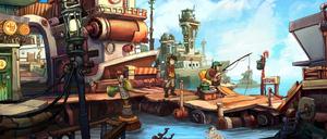 Szene aus "Chaos auf Deponia".