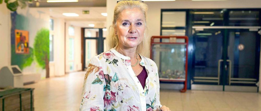Sie bringt Farbe ins Leben der Friedensburg-Schule in Charlottenburg: Lehrerin Barbara von Schwartzberg-Rüttgerodt