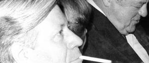 Aggressiv. Helmut Schmidt und Franz Josef Strauß im Jahr 1980.