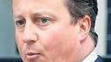 Der britische Premierminister David Cameron.