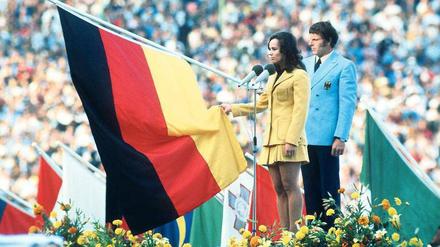 „...im ritterlichen Geist“. Heidi Schüller sprach 1972 in München den Olympischen Eid. 
