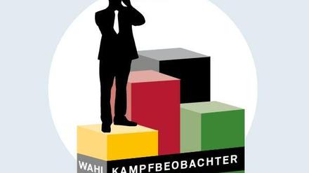 Die Wahlkampfbeobachter im Google-Hangout.