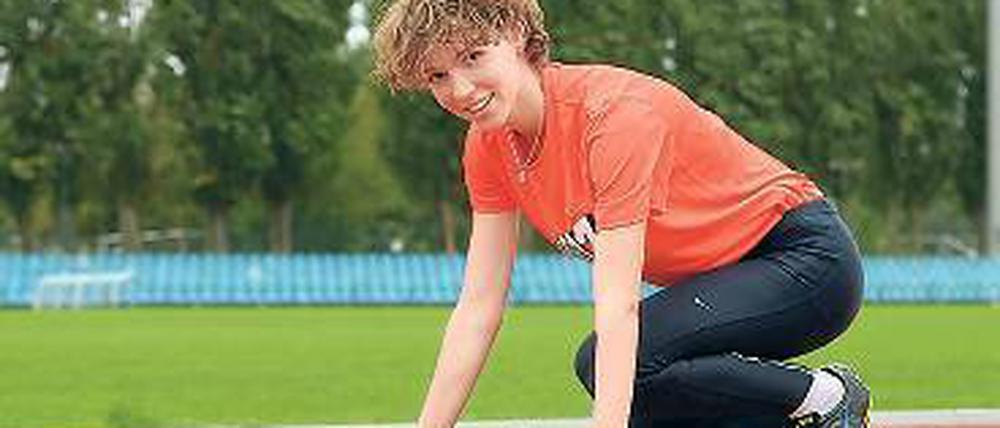 Hendrikje Richter wurde vor einigen Wochen bei den Titelkämpfen der U 18 Deutsche Jugendmeisterin über 400 Meter.