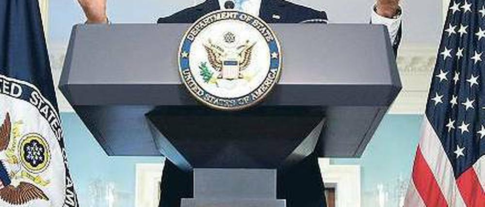 Überzeugungsarbeit: US-Außenminister John Kerry will beim Kongress um Zustimmung für einen Militärschlag gegen das syrische Regime werben – ein schwieriges Unterfangen. Viele Abgeordnete halten wenig von einen Angriff. Foto: Alex Wong/AFP
