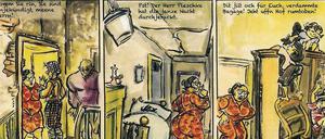 Lokalkolorit. Sein aktueller Fall führt Privatermittler Mäcke Häring (mit Schiebermütze) durch Berliner Hinterhöfe, die an Bilder Heinrich Zilles erinnern. 