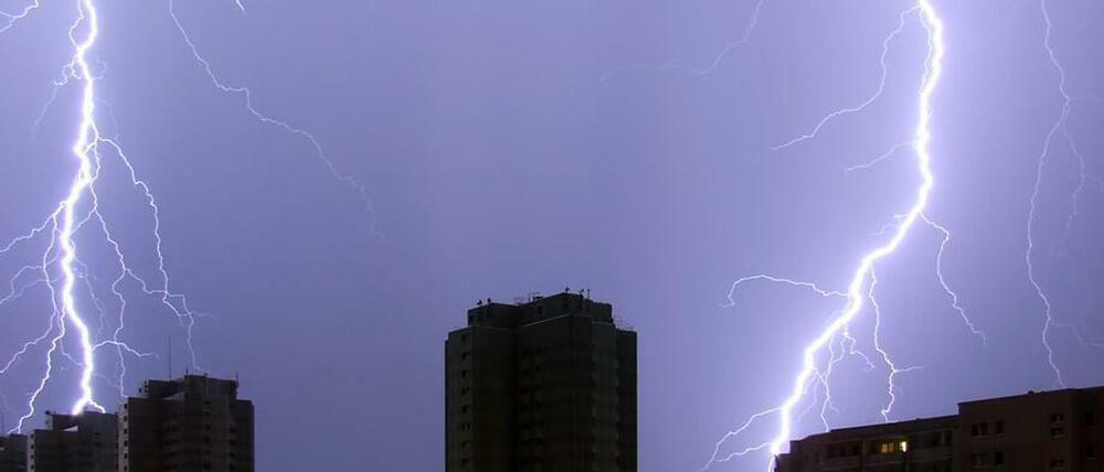 Gegen 4 Uhr in der Früh entstand dieses Bild in Hohenschönhausen.