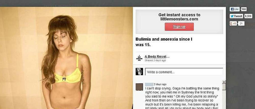 Lady Gaga stellt Foto von sich ins Netz.