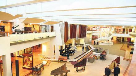 Empfindliche Exponate. Entworfen wurde das Haus neben der Philharmonie von Hans Scharoun.