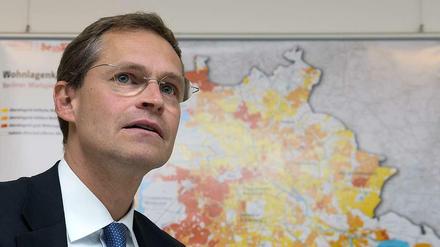 Michael Müller, Berlins Bausenator, tritt gegen zu hohe Mietpreise an.