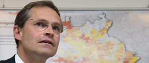 Michael Müller, Berlins Bausenator, tritt gegen zu hohe Mietpreise an.