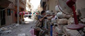 Ein Kämpfer in Deir al-Zor.