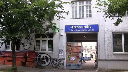 Die „KvU“ in der Kremmener Straße in Mitte