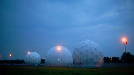 Die ehemalige Überwachungsanlage des US-Geheimdienstes NSA in Bad Aibling in Bayern. 
