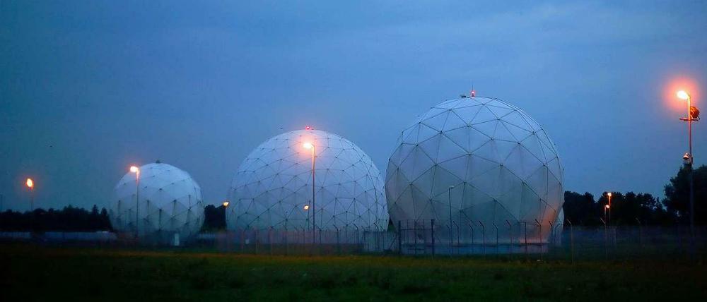 Die ehemalige Überwachungsanlage des US-Geheimdienstes NSA in Bad Aibling in Bayern. 