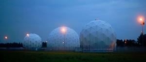 Die ehemalige Überwachungsanlage des US-Geheimdienstes NSA in Bad Aibling in Bayern. 