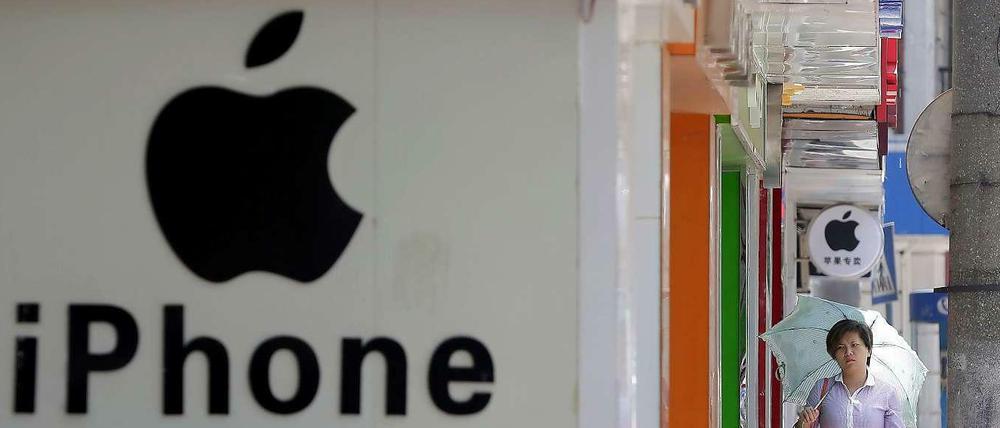Apple-Produkte sind vielen Chinesen zu teuer - vor allem, weil es ausreichend günstige Geräte anderer Hersteller gibt.
