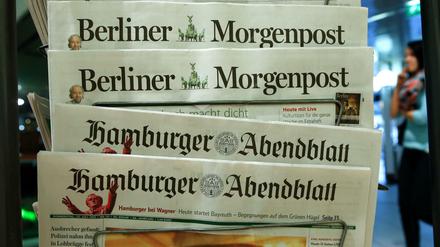 Die "Berliner Morgenpost" und das "Hamburger Abendblatt" gehören künftig zur Funke Mediengruppe. 