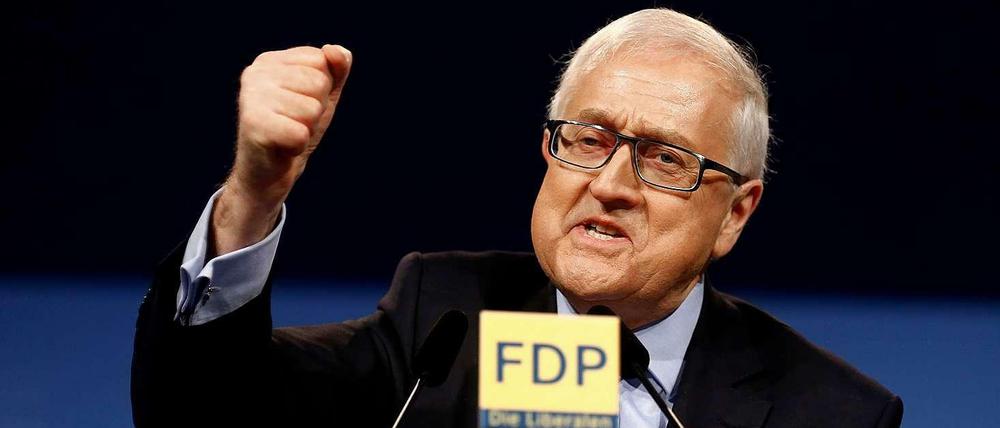 FDP-Spitzenkandidat Rainer Brüderle.