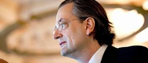 Der frühere Vorstandschef der HSH Nordbank, Dirk Jens Nonnenmacher, vor Gericht.