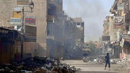 Der seit Monaten andauernde Bürgerkrieg in Syrien hinterlässt überall Verwüstung. Hier ein Bild aus der Stadt Deir al-Zor. 