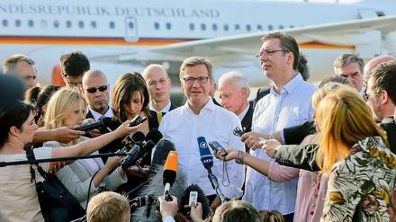 Außenminister Westerwelle kritisiert Aussagen Orbans, in denen er Deutschland Nazi-Methoden vorwirft.