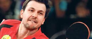 Wie in besten Zeiten. Auf Timo Boll wartet nun der Chinese Ma Long.