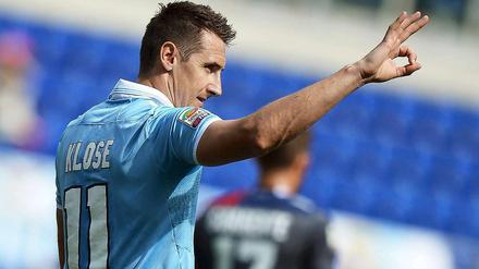 Da passte alles. Rekordtorschütze Klose.