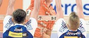 Robert Kromm, 29, kehrte im Sommer nach mehreren Jahren in Italien und Russland zu den BR Volleys zurück. Der gebürtige Schweriner spielte 197 Mal für die deutsche Nationalmannschaft. Foto: dpa