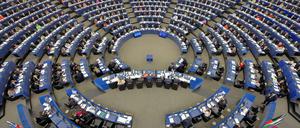 Die Mehrheit des Europäischen Parlaments hat für das Abkommen mit den USA gestimmt. Hier ein Bild aus Straßburg.