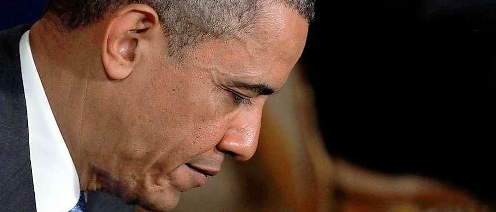 Erst denken, dann handeln? Obama zögert, in Syrien militärisch einzugreifen.