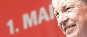 Angriffslustig. DGB-Chef Michael Sommer kritisierte Angela Merkel in München.Foto: dpa