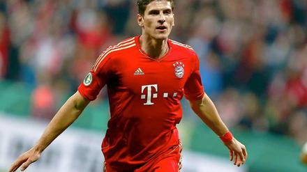 Drei Tore in sechs Minuten: Bayern-Stürmer Mario Gomez schaffte gegen Wolfsburg einen Hattrick.