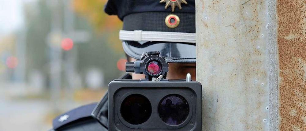 24 Stunden lang hat die Polizei an vielen Stellen in Berlin die Geschwindigkeit gemessen.